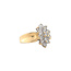 Gold ring with diamond 18 carat