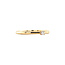 Gouden solitair ring met diamant 14 krt