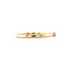 Gouden solitair ring met diamant 14 krt