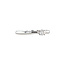 Witgouden solitair ring met diamant 14 krt