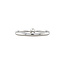 Witgouden solitair ring met diamant 14 krt