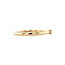 Gouden solitair ring met diamant 14 krt
