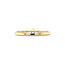 Gouden solitair ring met diamant 14 krt