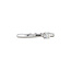 White gold solitaire ring with diamond 14 kt