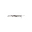 White gold solitaire ring with diamond 14 kt