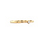 Gouden solitair ring met diamant 14 krt