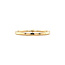 Gouden solitair ring met diamant 14 krt
