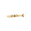 Gouden solitair ring met diamant 14 krt