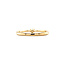 Gouden solitair ring met diamant 14 krt