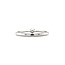 Weißgoldener Solitärring mit Diamant 14 kt