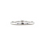 Weißgoldener Solitärring mit Diamant 14 kt