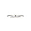 White gold solitaire ring with diamond 14 kt