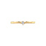 Gouden solitair ring met diamant 14 krt