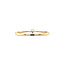 Gouden solitair ring met diamant 14 krt