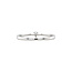 White gold solitaire ring with diamond 14 kt