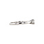 White gold solitaire ring with diamond 14 kt