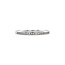 Witgouden rail ring met diamant 14 krt