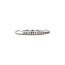 Witgouden rail ring met diamant 14 krt