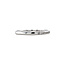 Witgouden rail ring met diamant 14 krt