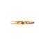 Gouden rail ring met diamant 14 krt