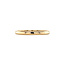Gouden rail ring met diamant 14 krt