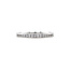Witgouden rail ring met diamant 14 krt