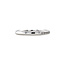 Witgouden rail ring met diamant 14 krt