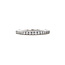 Witgouden rail ring met diamant 14 krt