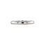 Witgouden rail ring met diamant 14 krt