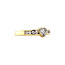 Gold heart ring with zirconia 14 karat