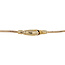 Goldene Halskette mit Anhänger 42 cm 14 Karat