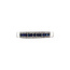 White gold ring with sapphire and diamond 14 karat
