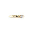 Golden solitaire ring from Blush 14 karat