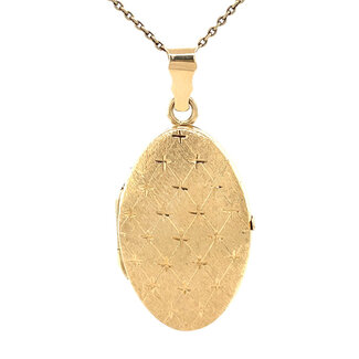 Gouden medaillon hanger