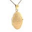 Gold medallion pendant 14 karat