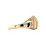 14 karat gold ring with pink zirconia