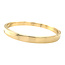 Gouden gladde bangle 14 karaat