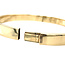 Gouden gladde bangle 14 karaat
