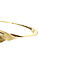 Gouden bangle met diamant 14 karaat