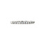 Weißgoldener Trauring mit Diamant 14 kt
