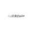 Weißgoldener Trauring mit Diamant 14 kt