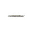Weißgoldener Trauring mit Diamant 14 kt