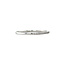 Weißgoldener Trauring mit Diamant 14 kt