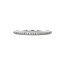 White gold row ring with diamond 14 kt