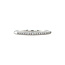 Weißgoldener Trauring mit Diamant 14 kt