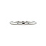 Weißgoldener Trauring mit Diamant 14 kt