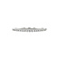 Weißgoldener Trauring mit Diamant 14 kt