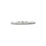 Weißgoldener Trauring mit Diamant 14 kt
