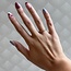 Goldener Ring mit Diamant 14 kt