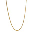 Goldene Gourmet-Halskette 52 cm 14 Karat
